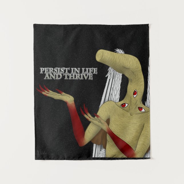 Your Guardian Angel Gives Words of Encouragement Tapestry (Front)