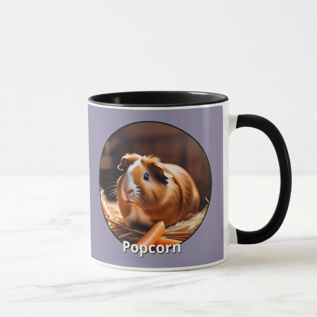 Your Guinea Pig Pet Photo Custom Mug (Right)