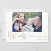 Your Happiness Holiday Photo Cards