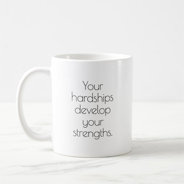 Your Hardships Mug (Left)