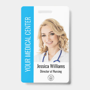 Your Health Care Company Logo Photo ID Badge