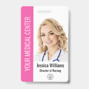 Your Health Care Company Logo Photo ID Badge