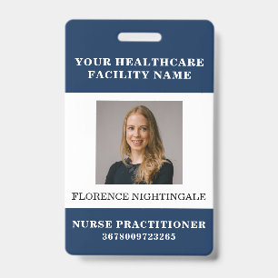 Your Health Care Company Photo ID Badge