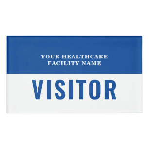 Your Health Care Company Photo Visitor ID Badge