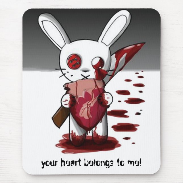 your heart belongs to me! mouse pad (Front)