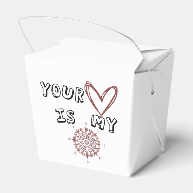 Your Heart is my Compass      Favour Box (Back Side)
