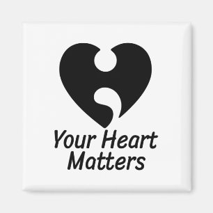 Your Heart Problems Suicide Prevention Depression Magnet