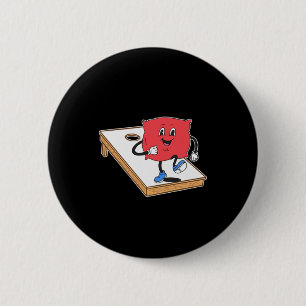 Your Hole Is My Goal Corn Hole Bean Bag Sarcastic 6 Cm Round Badge