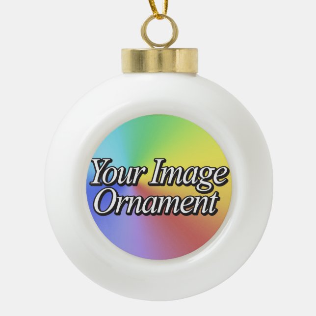 Your Image Ball Ornament (Front)
