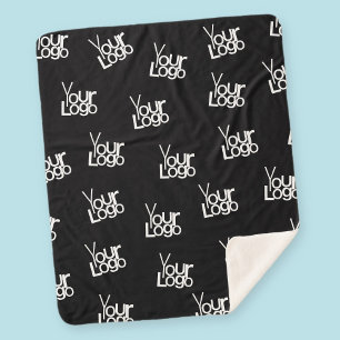 Your Image, Business Logo or any other Design Sherpa Blanket
