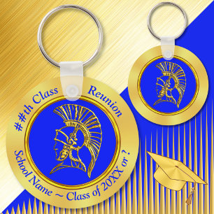 Your Image, Colours, Text on Class Reunion Key Ring