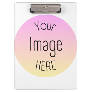 Your Image Here Clipboard – Customisable