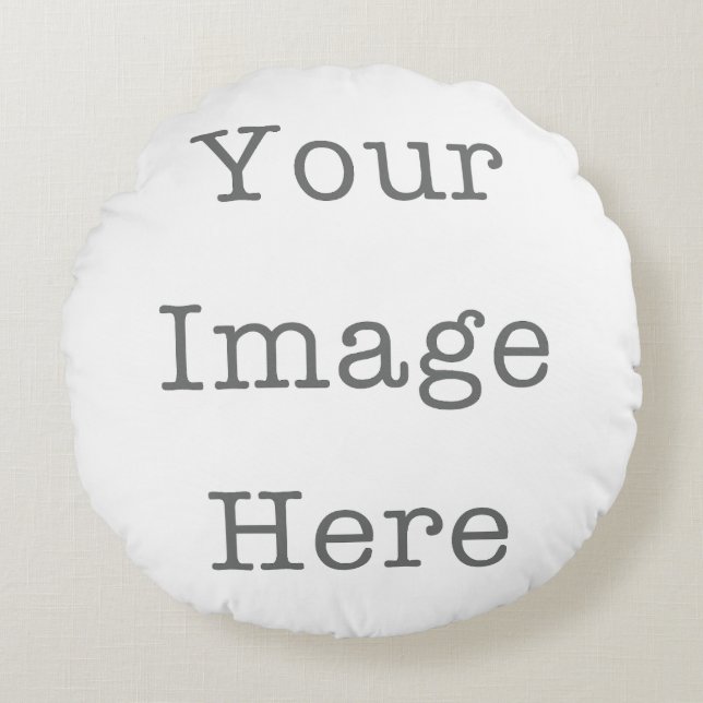 Your Image Here Custom Photo Throw Pillow (Front)