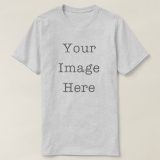 Your Image Here Customizable Personalized Ash T-Shirt