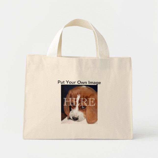 Your Image Here Mini Tote Bag (Front)