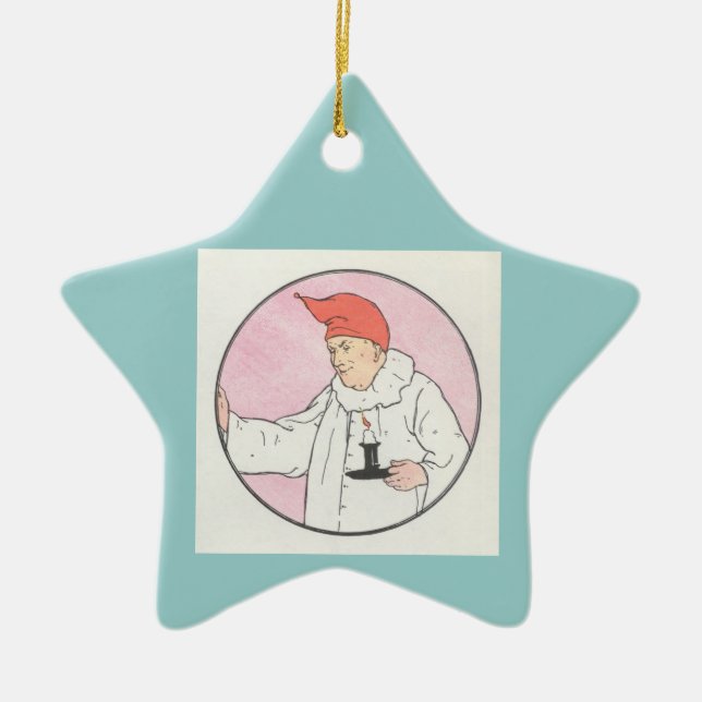 Your Image Here mother goose template Ceramic Tree Decoration (Front)