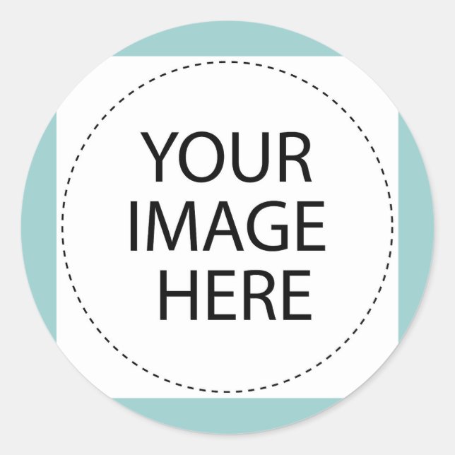 Your Image Here mother goose template Classic Round Sticker (Front)