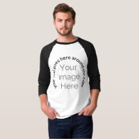 your image here, photo custom edit circle and text