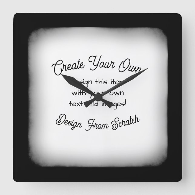 Your Image Here - Square Wall Clock (Front)