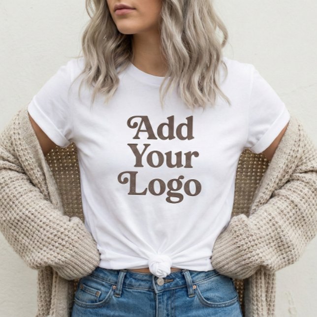 Your Image Logo Blank White Front Back T-Shirt (Creator Uploaded)