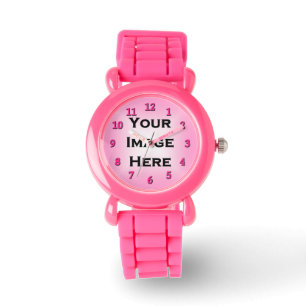 Your Image See-Through Rose Numbers 20 Pct Sheer Watch