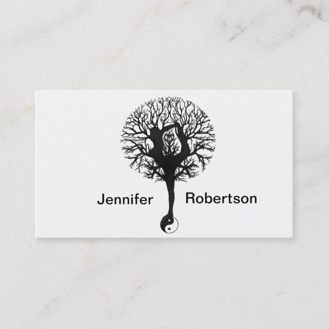 Your in Control, in Balance and Harmony Business Card (Front)