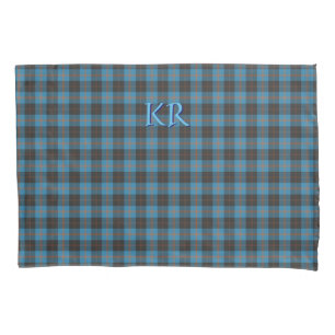 Your initials on Angus District Ancient tartan Pillowcase