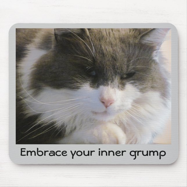 Your inner grump mouse pad (Front)