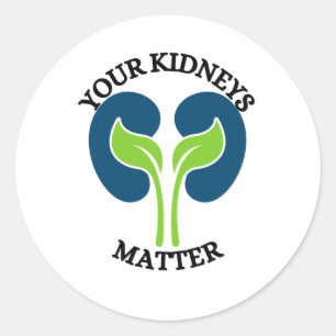 Your Kidneys . Kidney Awarness Sticker