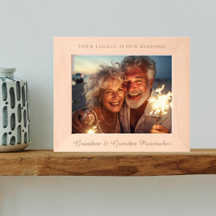 Your Legacy   Personalised Grandparents Etched Frames