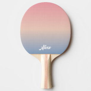 Your letter custom Neon Dawn Ping Pong Paddle