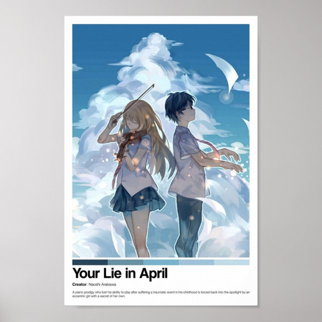 Your Lie in April Anime Print (Front)