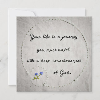 Your Life is a Journey Card