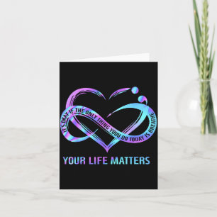 Your Life Matters Prevention Awareness Stay Card