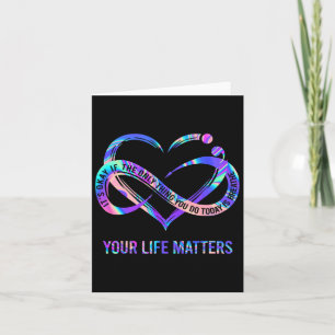 Your Life Problems Suicide Prevention Awareness Card