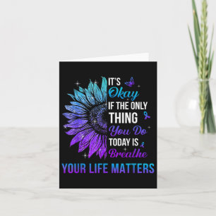 Your Life S Suicide Prevention Awareness Men Women Card