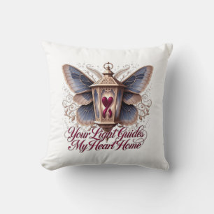 Your Light Guides My Heart Home Lantern T-Shirt Cushion