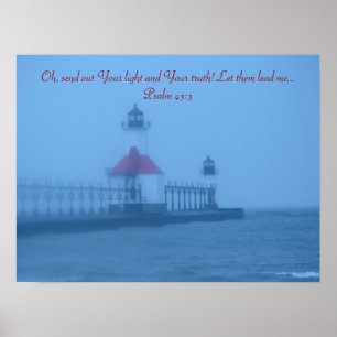 Your LIght poster blue and red
