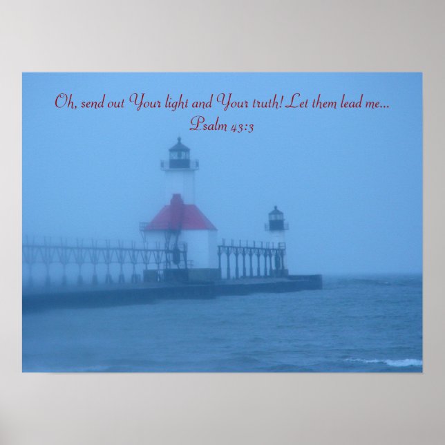 Your LIght  poster blue and red (Front)