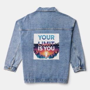 YOUR LIMIT IS YOU DENIM JACKET