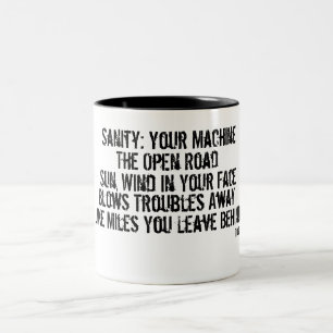 Your Link to Sanity Two-Tone Coffee Mug