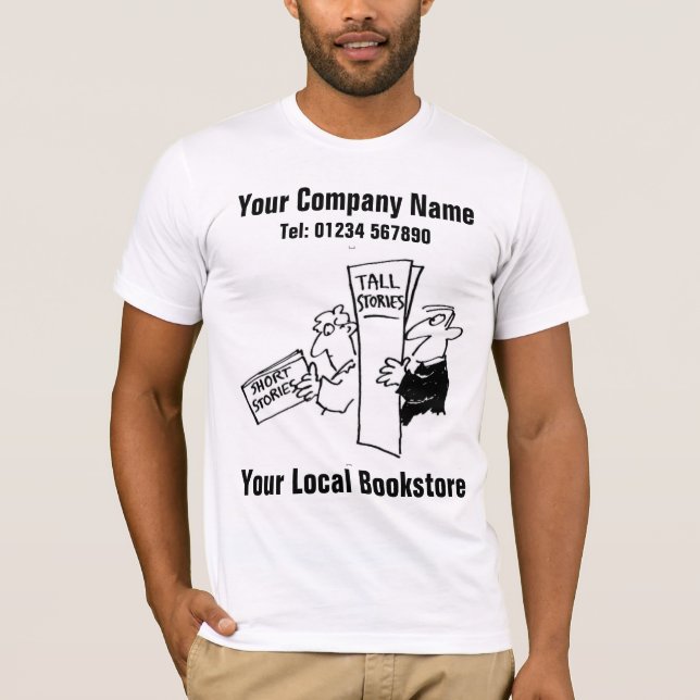 Your Local Bookstore. Bookseller T-Shirt (Front)
