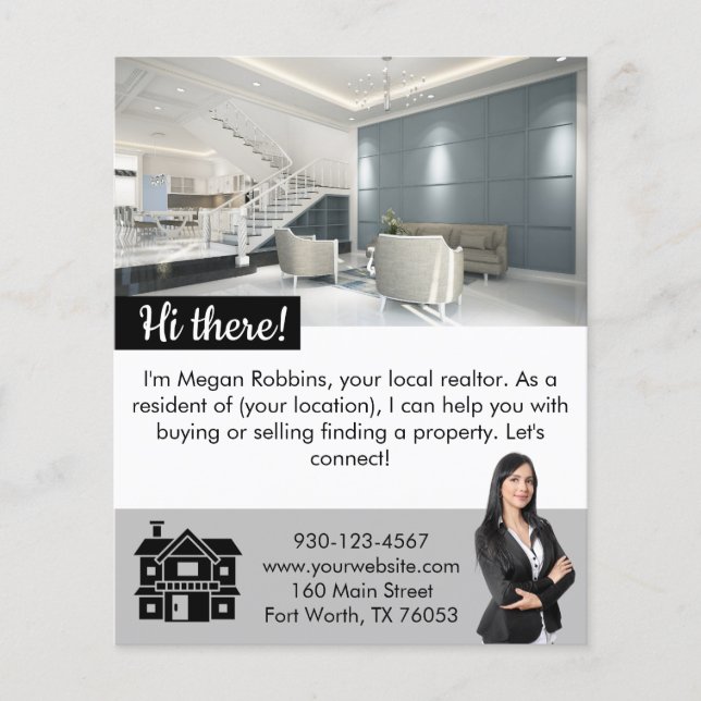 Your Local Realtor Real Estate Agency Photo Flyer (Front)