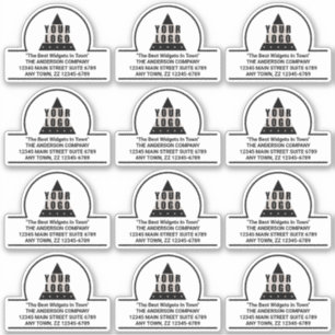 Your Logo 12 Promo Address Contour Cut Vinyl