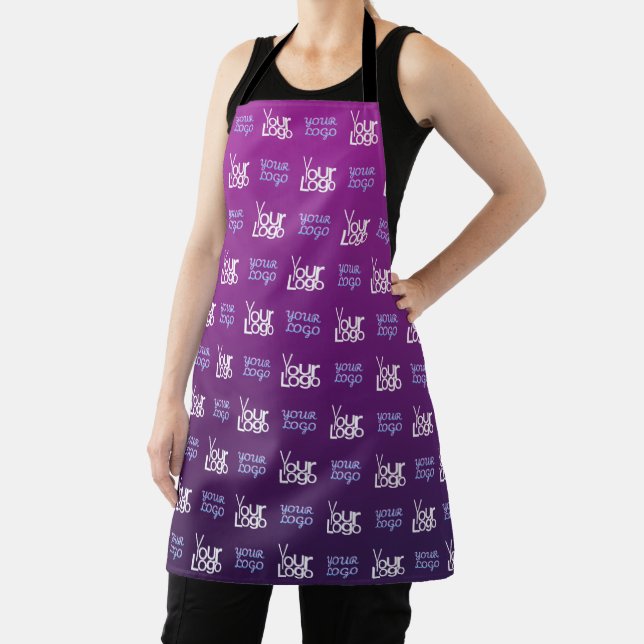 Your Logo | 2 Uploaded Images or Business Logos  Apron (Insitu)
