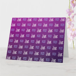 Your Logo   2 Uploaded Images or Business Logos  Card