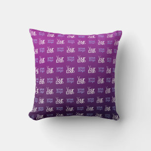 Your Logo   2 Uploaded Images or Business Logos  Cushion