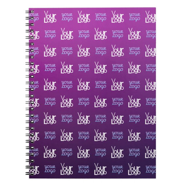 Your Logo | 2 Uploaded Images or Business Logos  Notebook (Front)