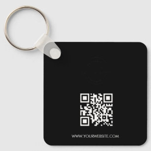 Your Logo and QR code goes here Simple  Custom  Key Ring