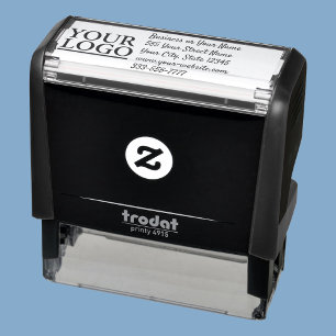 Your Logo /Art DIY Name Address Phone Website Vs 3 Self-inking Stamp